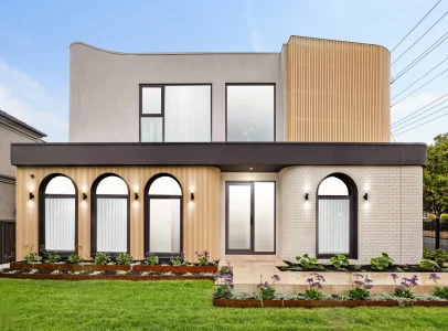 Distinctive arched aluminium window renovation in Ashburton - Iconic Windows